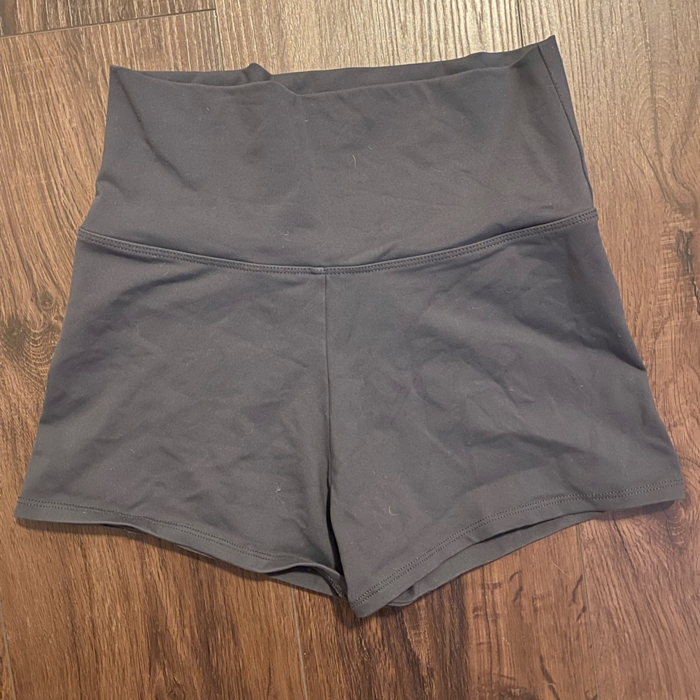 KTRNA Spandex Shorts | Gray | Size S/M